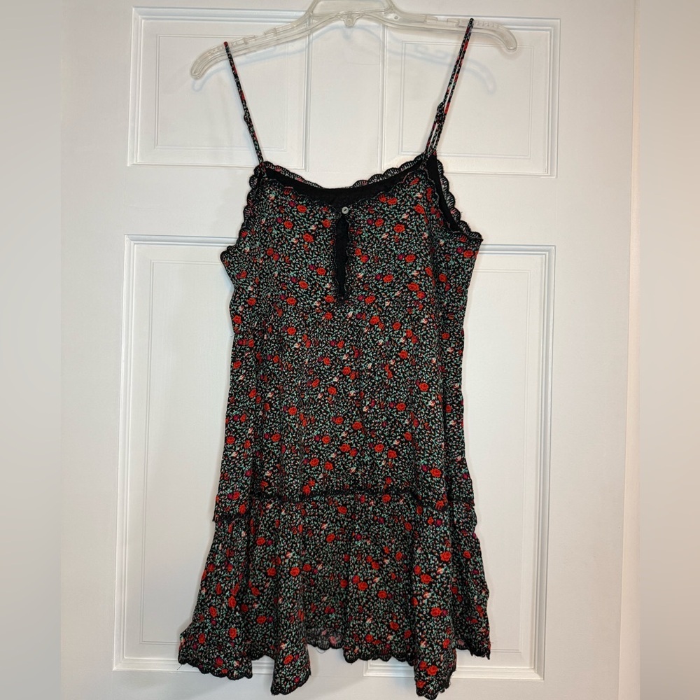 Urban Outfitters Black Floral Mini Dress - Picture 3 of 3